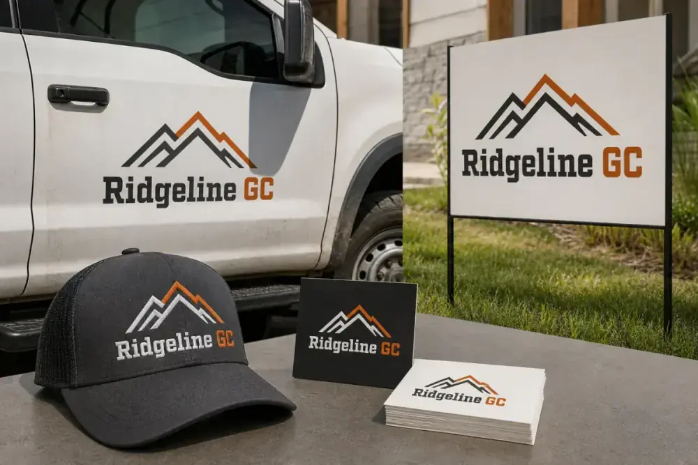General Contractors Logo Design Example