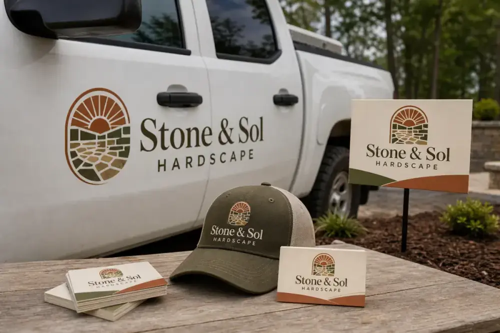 Hardscaping Logo Design Example