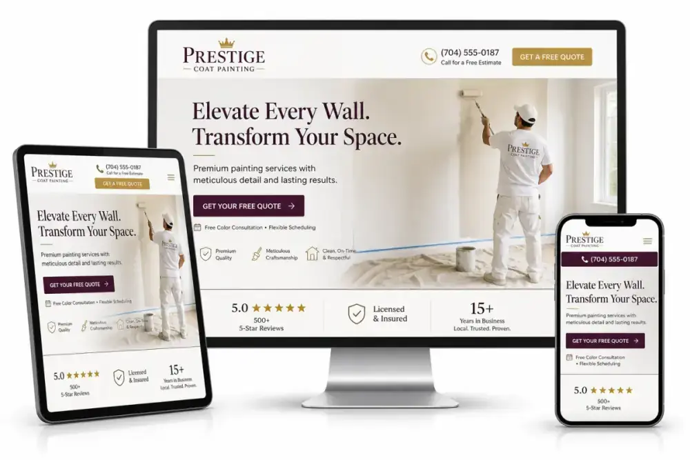 Prestige Coat Painting Website